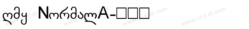 Rmy NormalA字体转换